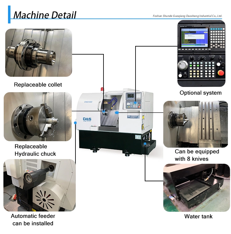 36c Low Cost CNC Mini Lathe Machine Metalworking Machines CNC Milling Machine Syntec Controller