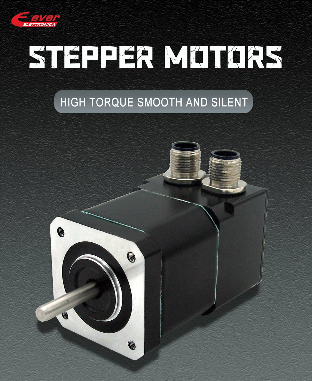 High Efficiency Electric Servo Hybrid Stepper Motor with Absolute Multiturn Encoder - NEMA 3.4